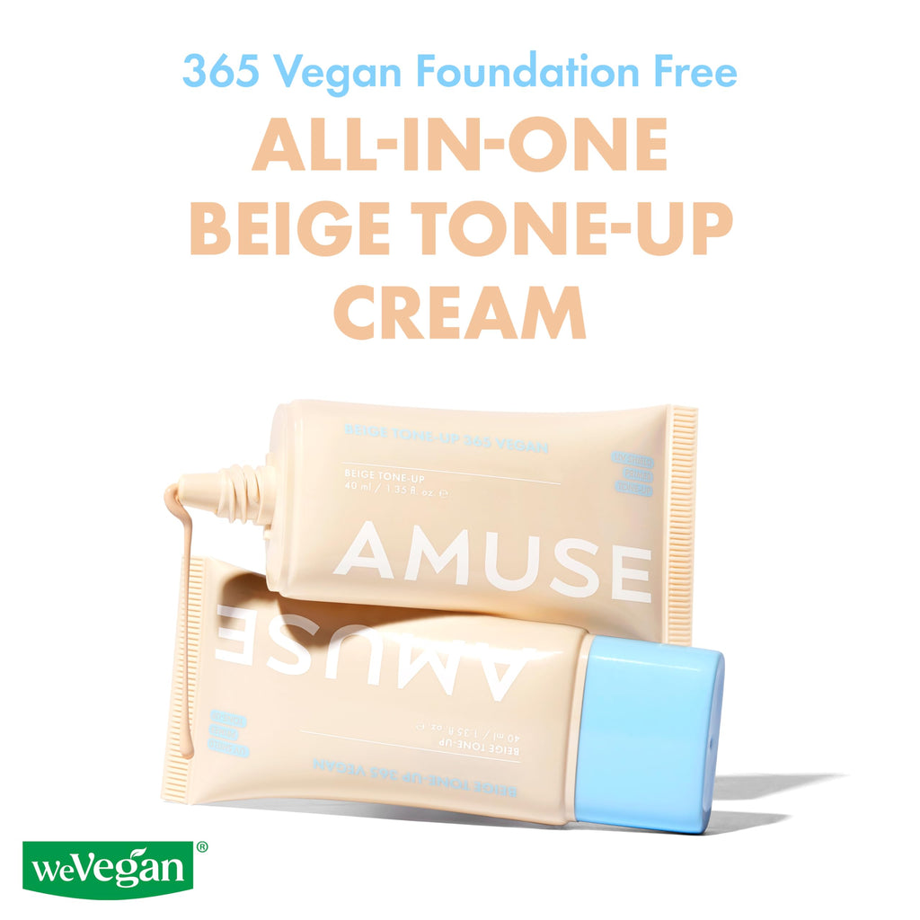 Amuse SEOUL 365 Vegan Beige Tone Up Cream – All-Day Natural Glow & 24-Hour Tone Preservation