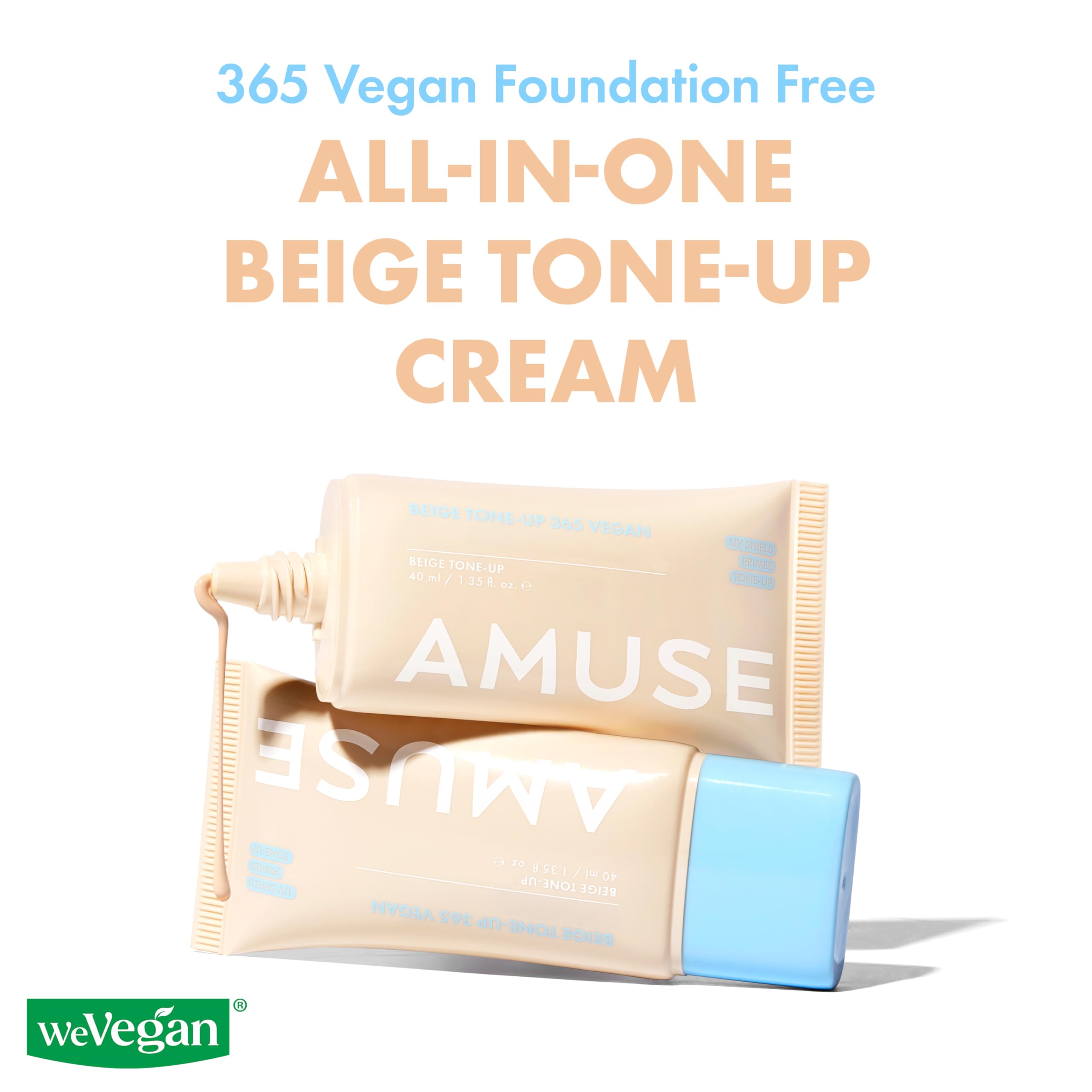 Amuse SEOUL 365 Vegan Beige Tone Up Cream – All-Day Natural Glow & 24-Hour Tone Preservation