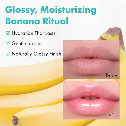 Amuse Seoul Banana Lip Oil (05 Cranberry Pop) – Skincare-Infused Hydrating Vegan Lip Oil
