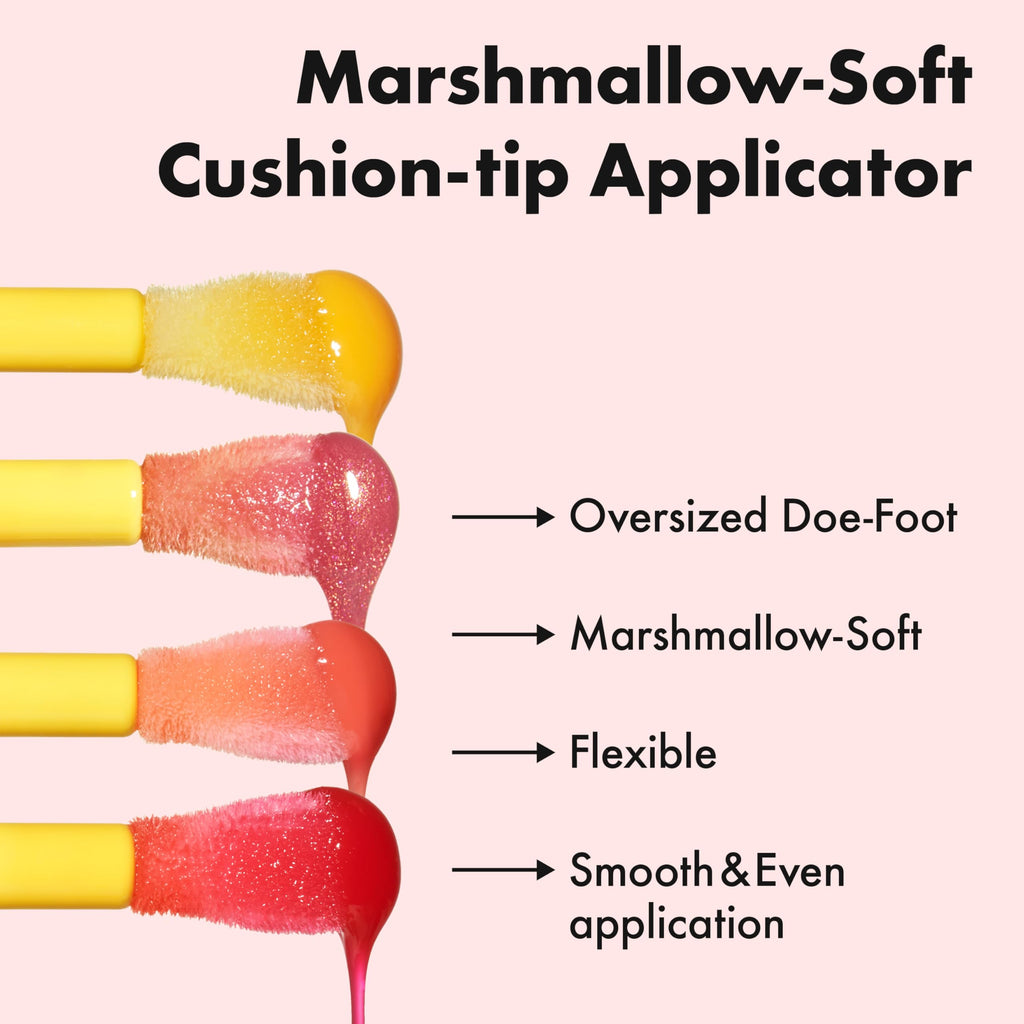Amuse Seoul Banana Lip Oil (06 Rose Sorbet) – Hydrating Vegan Lip Oil with Peptide, PDRN & Banana-Derived Complex