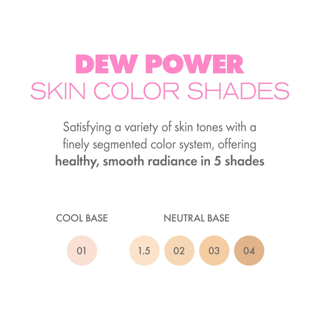 Amuse SEOUL Dew Power Vegan Cushion Foundation (03 Honey) | Dewy Glow, Long-Lasting Coverage, Clean Beauty