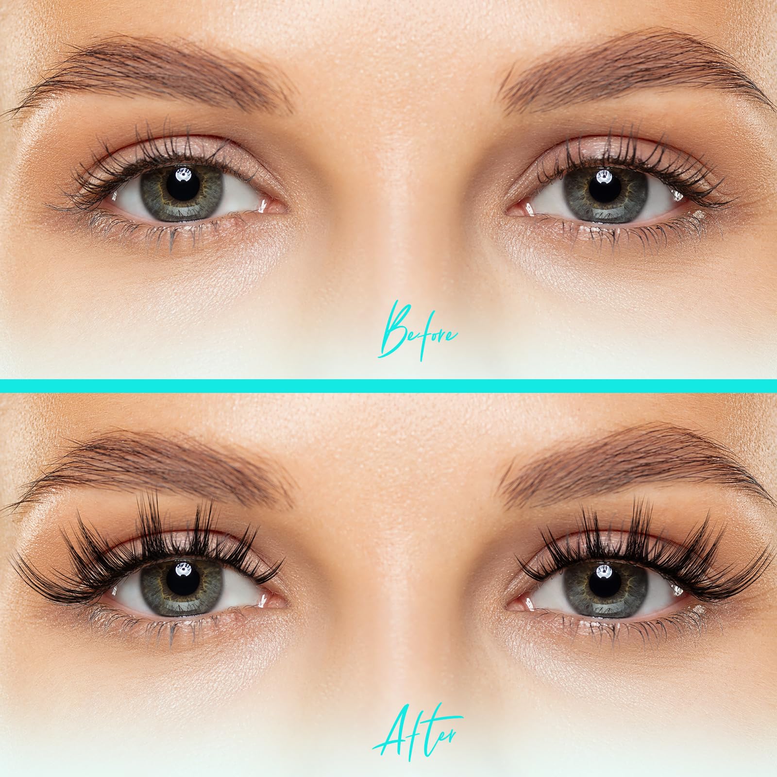 AMZGIRL LASH Lash Clusters Wet Look – 168 Pcs, Ultra-Thin Band, 10–18mm C-Mix