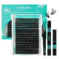 AMZGIRL LASH Lash Clusters Kit 320Pcs — DIY Lash Extensions 50D with Bond & Seal