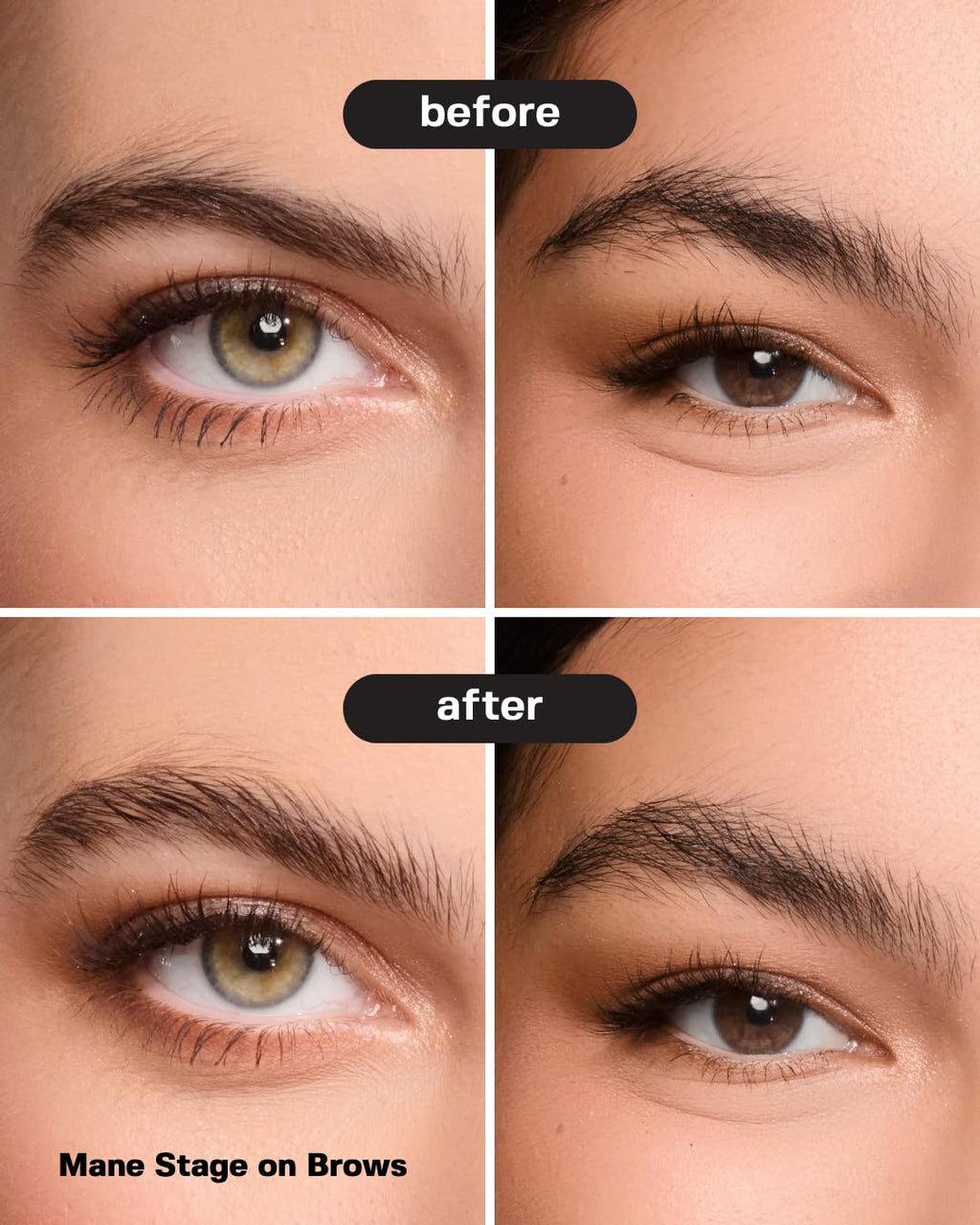 Anagram Beauty Mane Stage All-in-One Hair & Brow Sculpt | Clear Gel, Flyaway Tamer, Edge Control | Vegan & Cruelty-Free | 0.39 fl oz