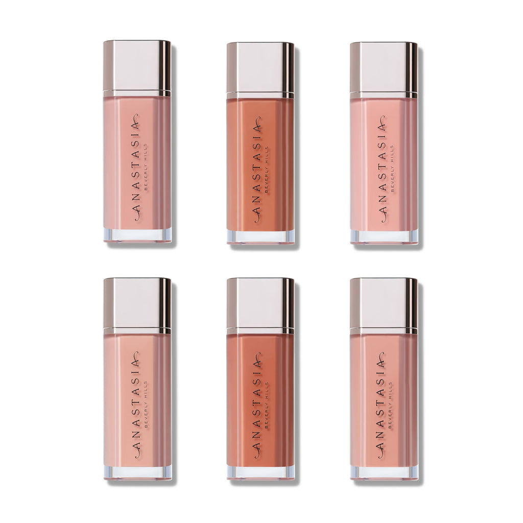Anastasia Beverly Hills Lip Velvet Holiday Gift Set | Velvet Matte Lip Mousse in 6 Shades