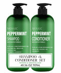 AnatoliaDaphne Peppermint Oil Shampoo & Conditioner Set – Thickening & Hair Growth Support for Women & Men, Sulfate Free, 20.28 fl oz Each