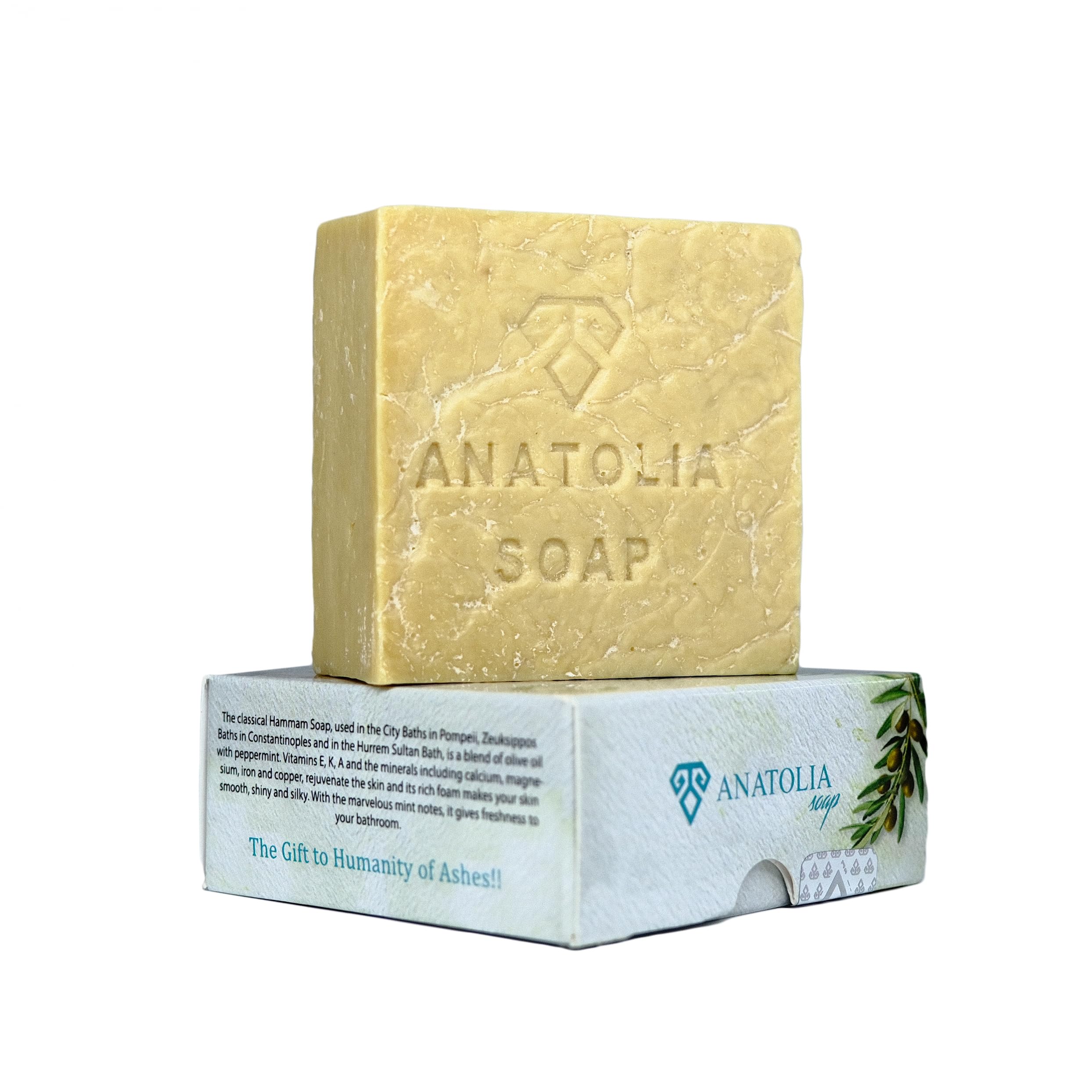 Anatolia Soap Antioch Wild Pistachio Bar – Handmade Olive Oil Castile Body Soap, 5 oz