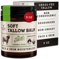 Ancestral Haven Beef Tallow Face Moisturizer – Herbal-Rose Balm in Gift Box (5 oz)