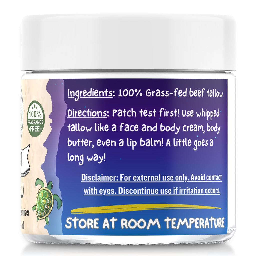 Ancient Paths Whipped Tallow Balm (9oz) – Grass-Fed, Fragrance-Free Moisturizer