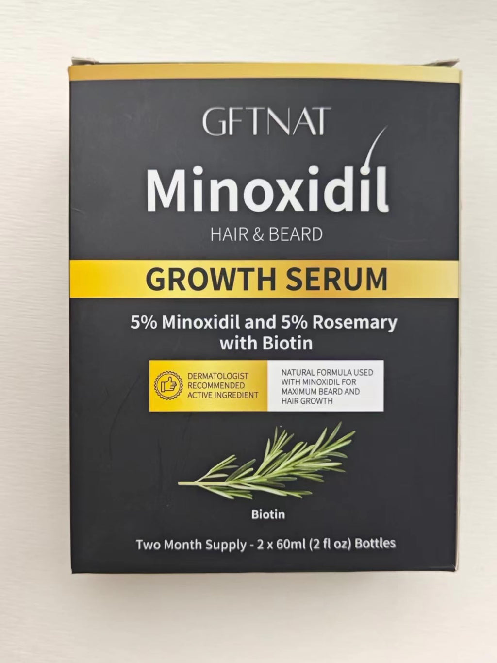 Andelusita 5% Minoxidil with Rosemary & Biotin – Hair & Beard Growth Serum