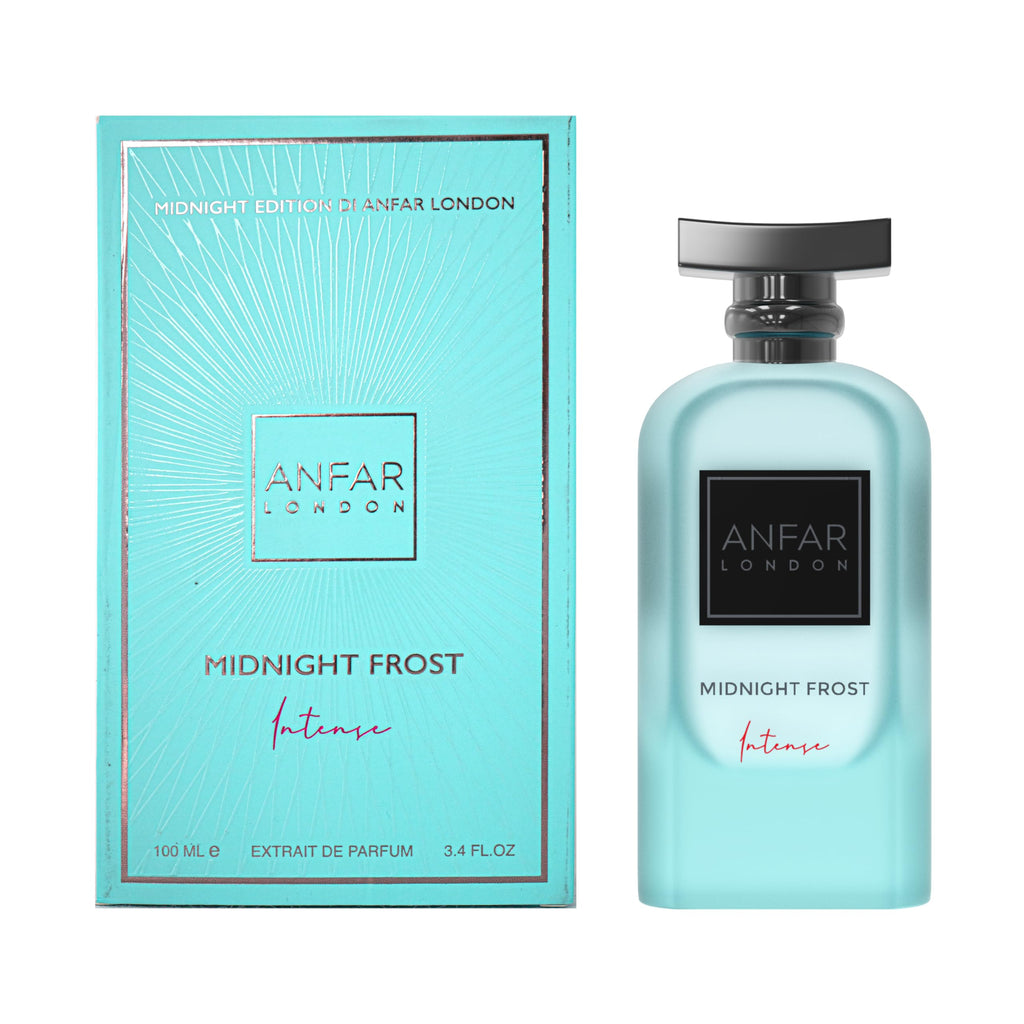 ANFAR LONDON Midnight Frost Intense for Men – Extrait de Parfum, 100 ml / 3.4 fl oz