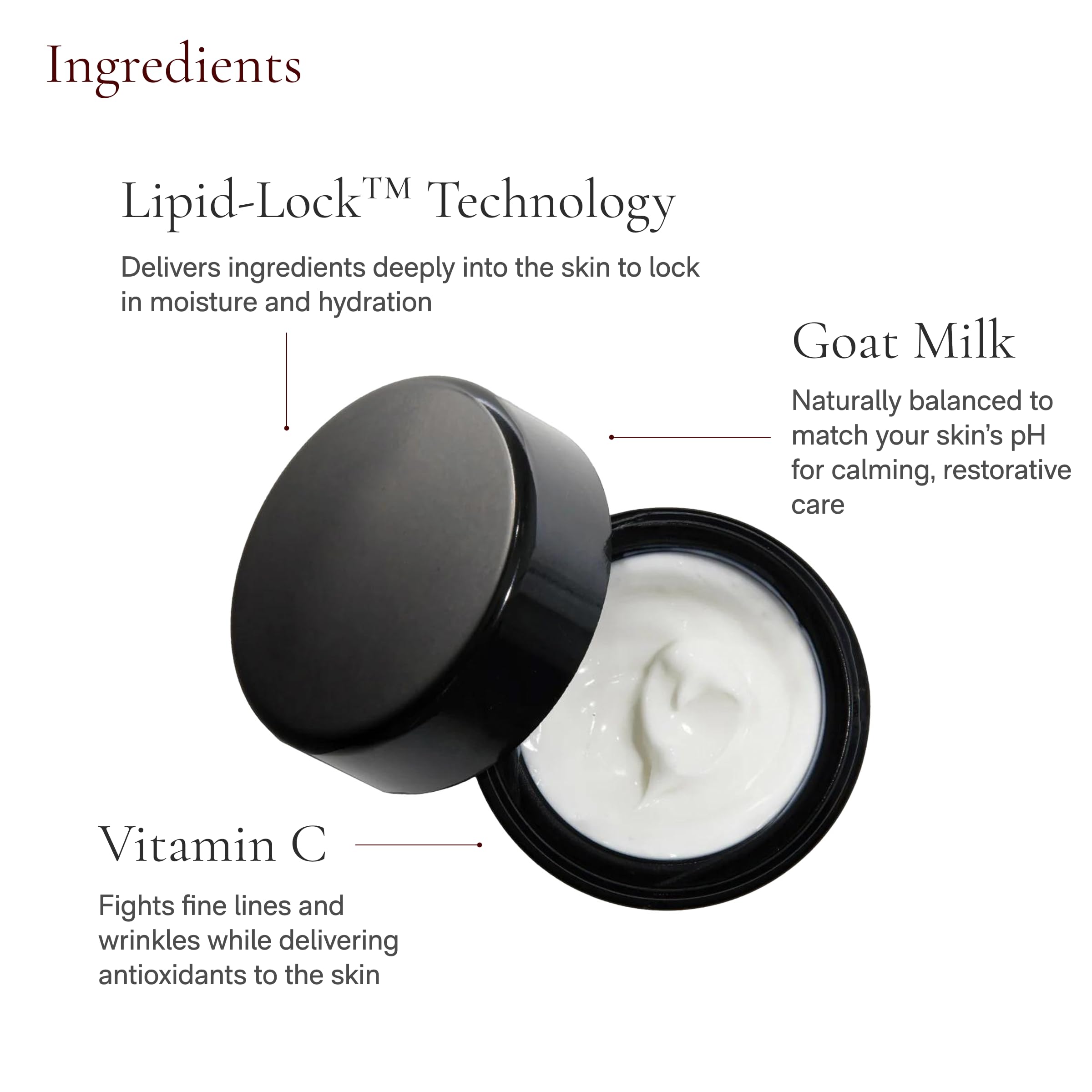 Soufflé Moisturizer by Angela Caglia – Lightweight, Antioxidant-Rich Hydration with Goat Milk & Aloe | Fragrance-Free 1.7 oz