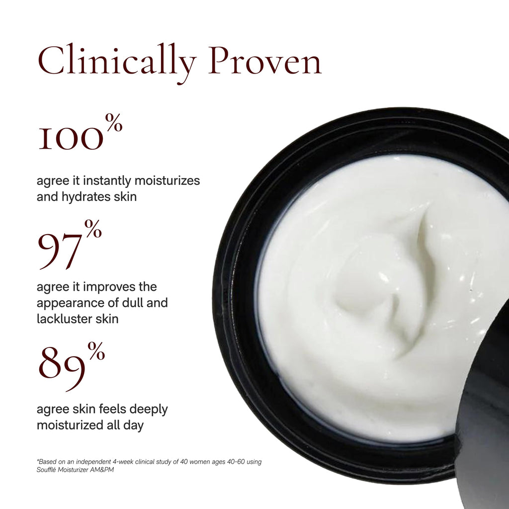 Soufflé Moisturizer by Angela Caglia – Lightweight, Antioxidant-Rich Hydration with Goat Milk & Aloe | Fragrance-Free 1.7 oz