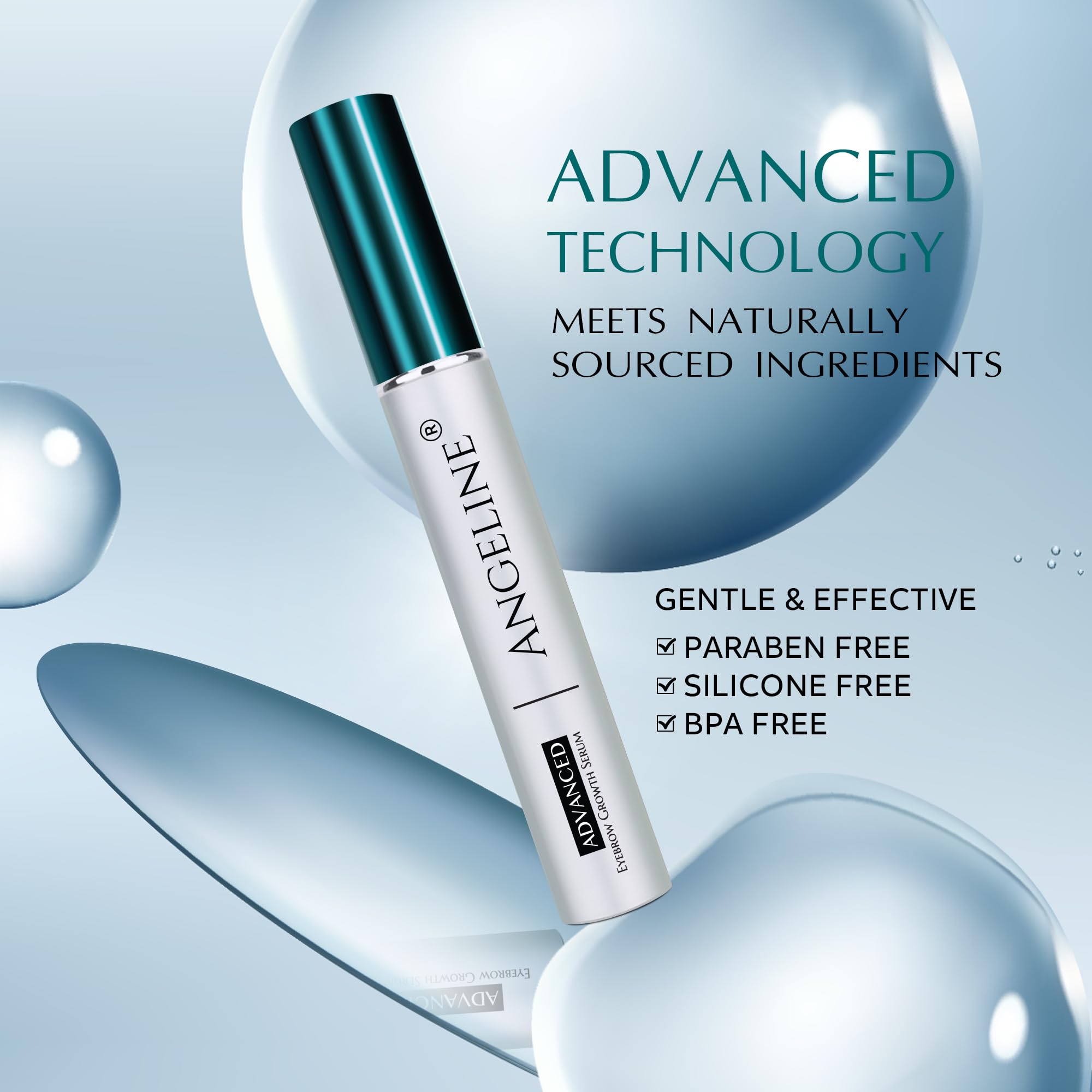 Angeline Premium Eyebrow Growth Serum for Thicker Brows – Advanced Brow Serum 5ml