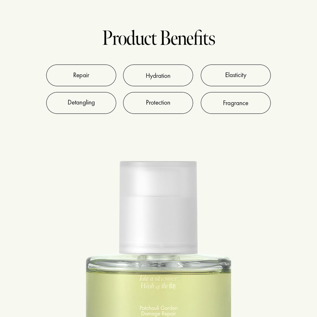 ANILLO Patchouli Garden Damage Repair Hair Essence – Korean Leave-In Serum with Patchouli Leaf Water, Protein Complex & Amino Acids (50ml)