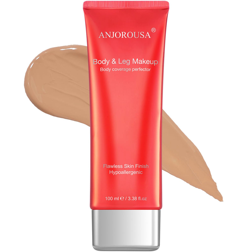 ANJOROUSA Body Coverage Perfector – Waterproof Tattoo Cover Up & Body Foundation (Warm)