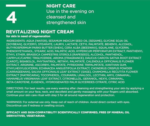 ANNEMARIE BÖRLIND LL Regeneration Night Cream – Vitamin C, E & Retinoid, 1.69 oz