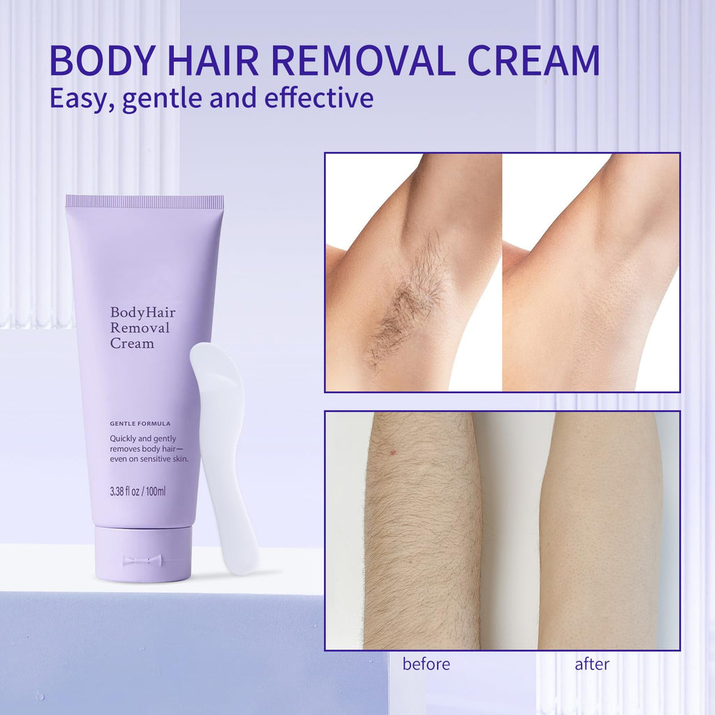 Annsky Hair Removal Cream for Women – 2 Pack | Painless Depilatory Cream for Legs, Arms, Underarms, Bikini