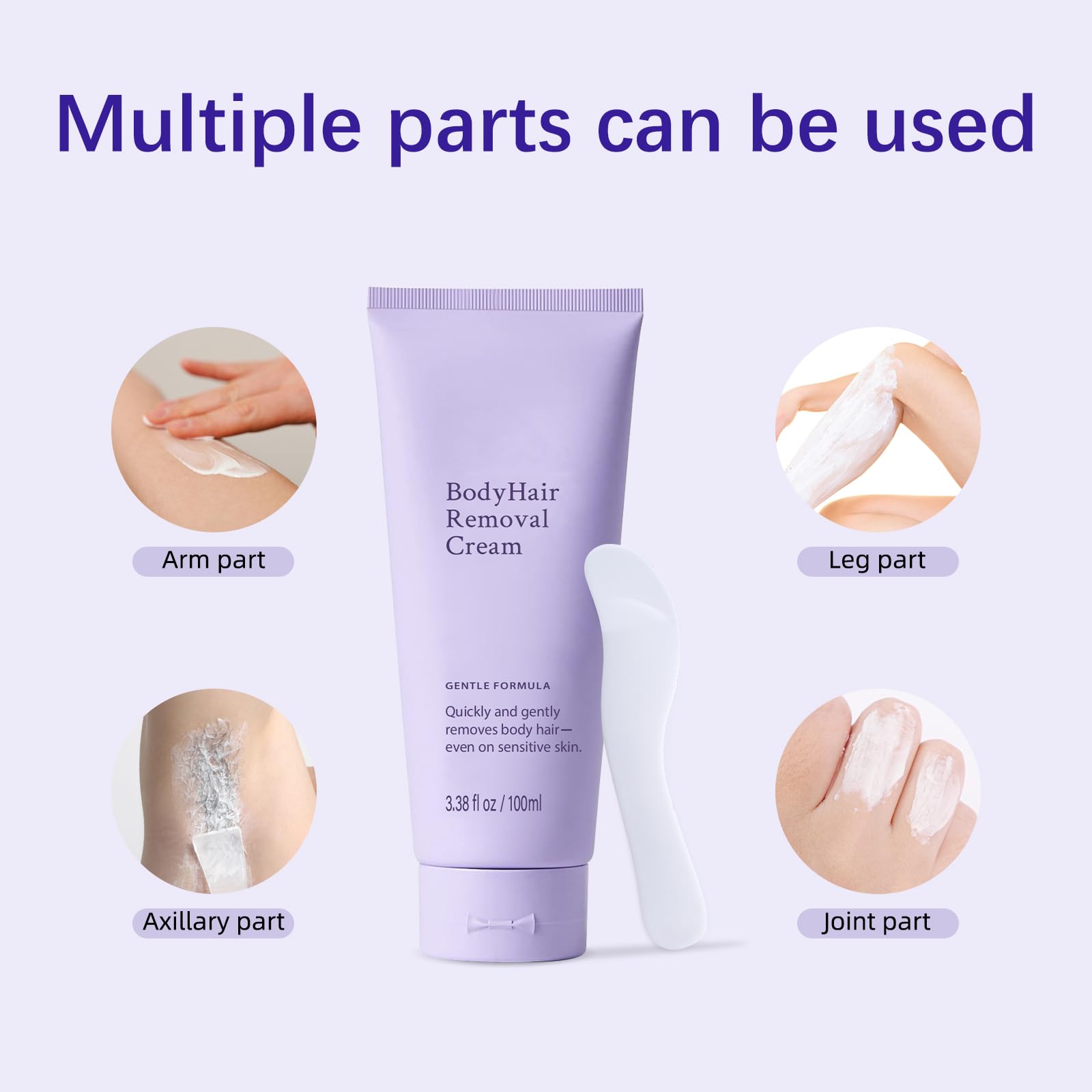 Annsky Hair Removal Cream for Women – 2 Pack | Painless Depilatory Cream for Legs, Arms, Underarms, Bikini