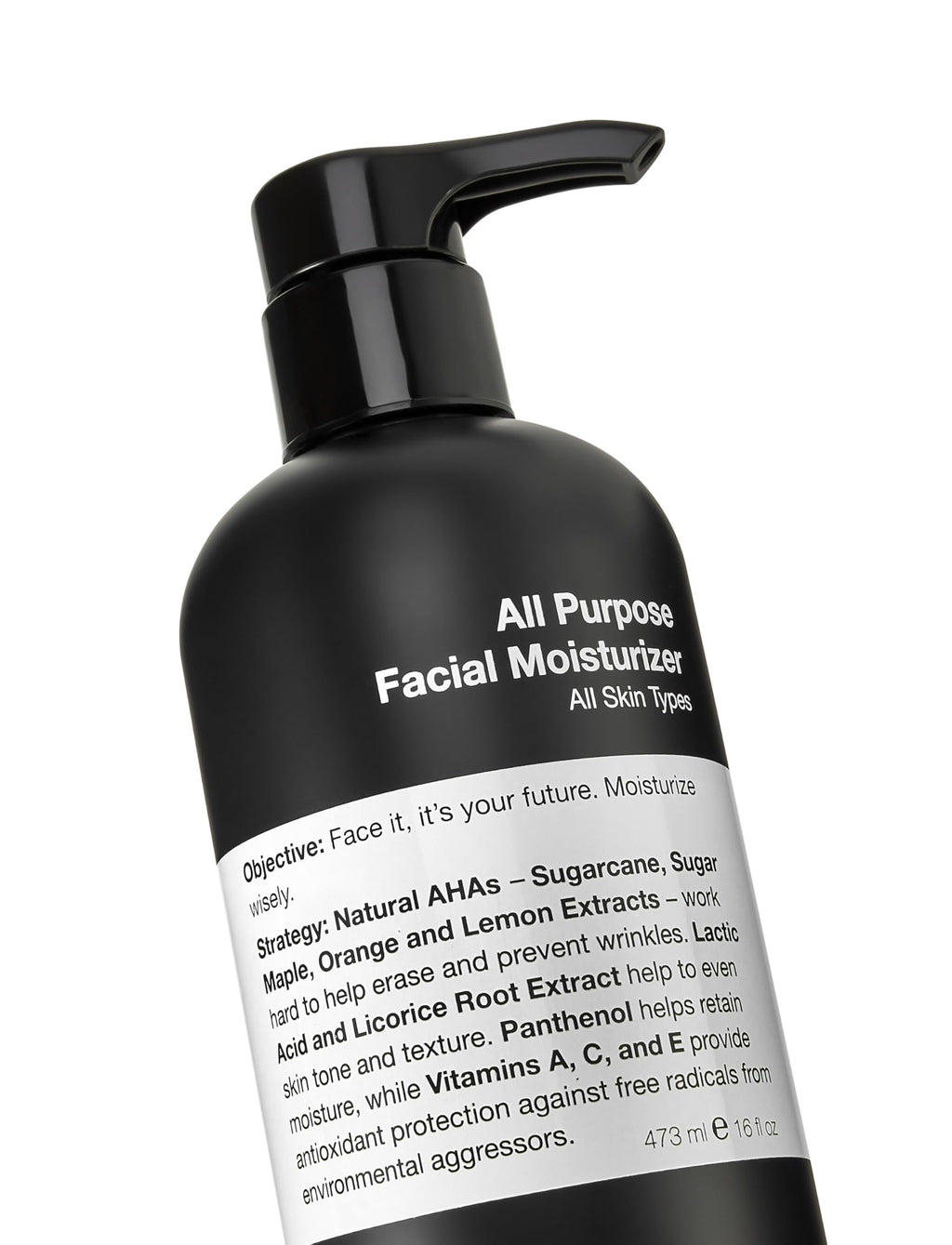 Anthony All-Purpose Facial Moisturizer – Lightweight Men’s Hydrating Lotion, Non-Comedogenic, Anti-Aging – 16 Fl Oz