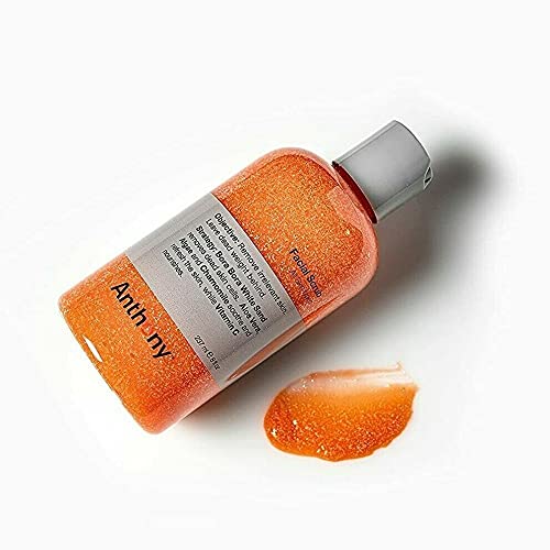 Anthony Facial Scrub – Men’s Exfoliating Face Wash with Vitamin C, Aloe, Chamomile & Algae (8 Fl Oz)