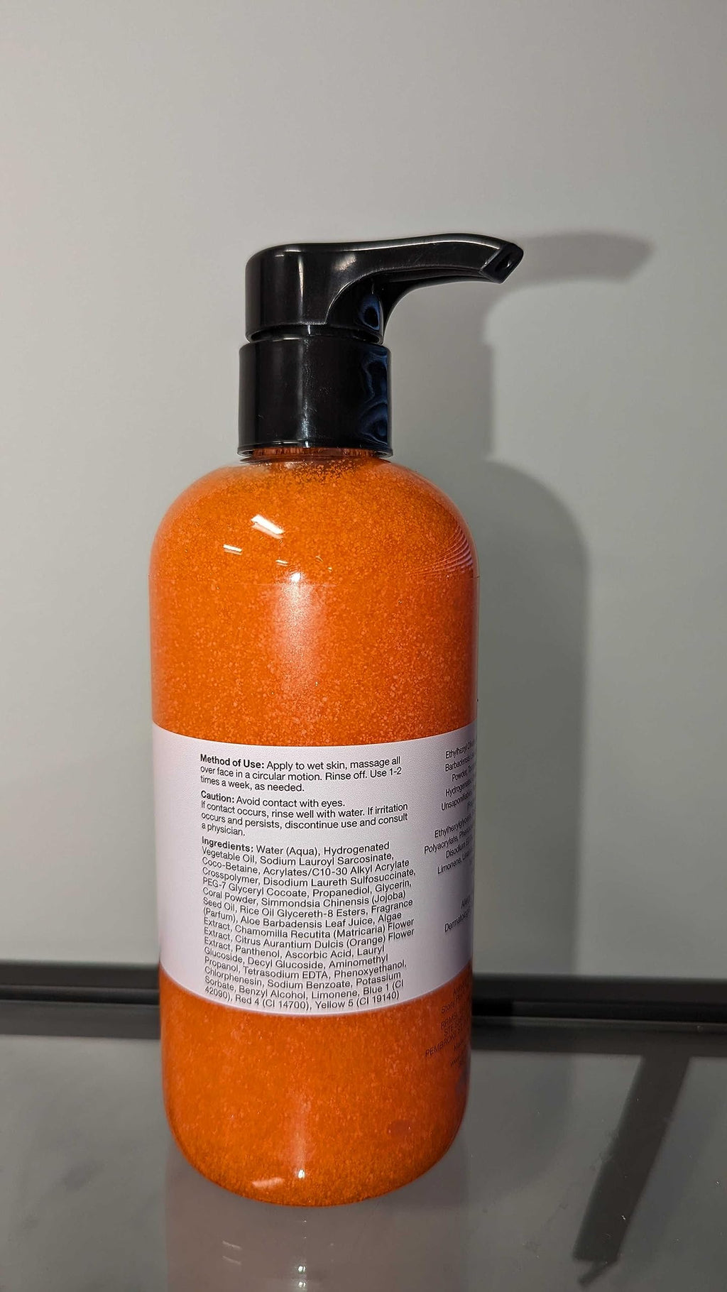 Anthony Facial Scrub – 16 oz with Aloe Vera, Chamomile, Algae & Vitamin C