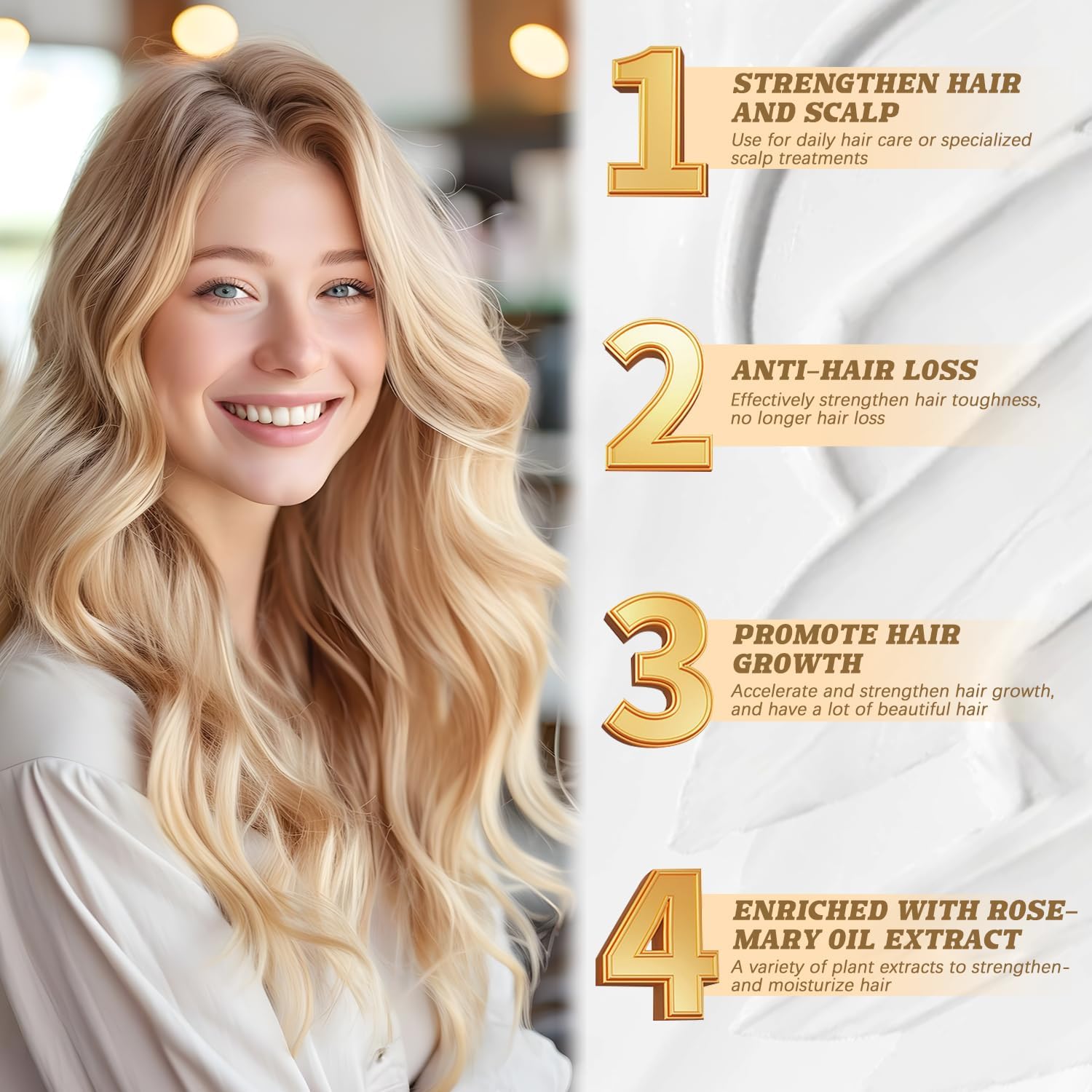 Anti-Hair Fall Shampoo for All Hair Types | Plant Extracts for Healthy-Looking Hair 300ml