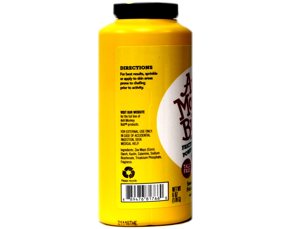 Anti Monkey Butt Men's Body Powder | Absorbs Sweat & Reduces Friction for All-Day Comfort