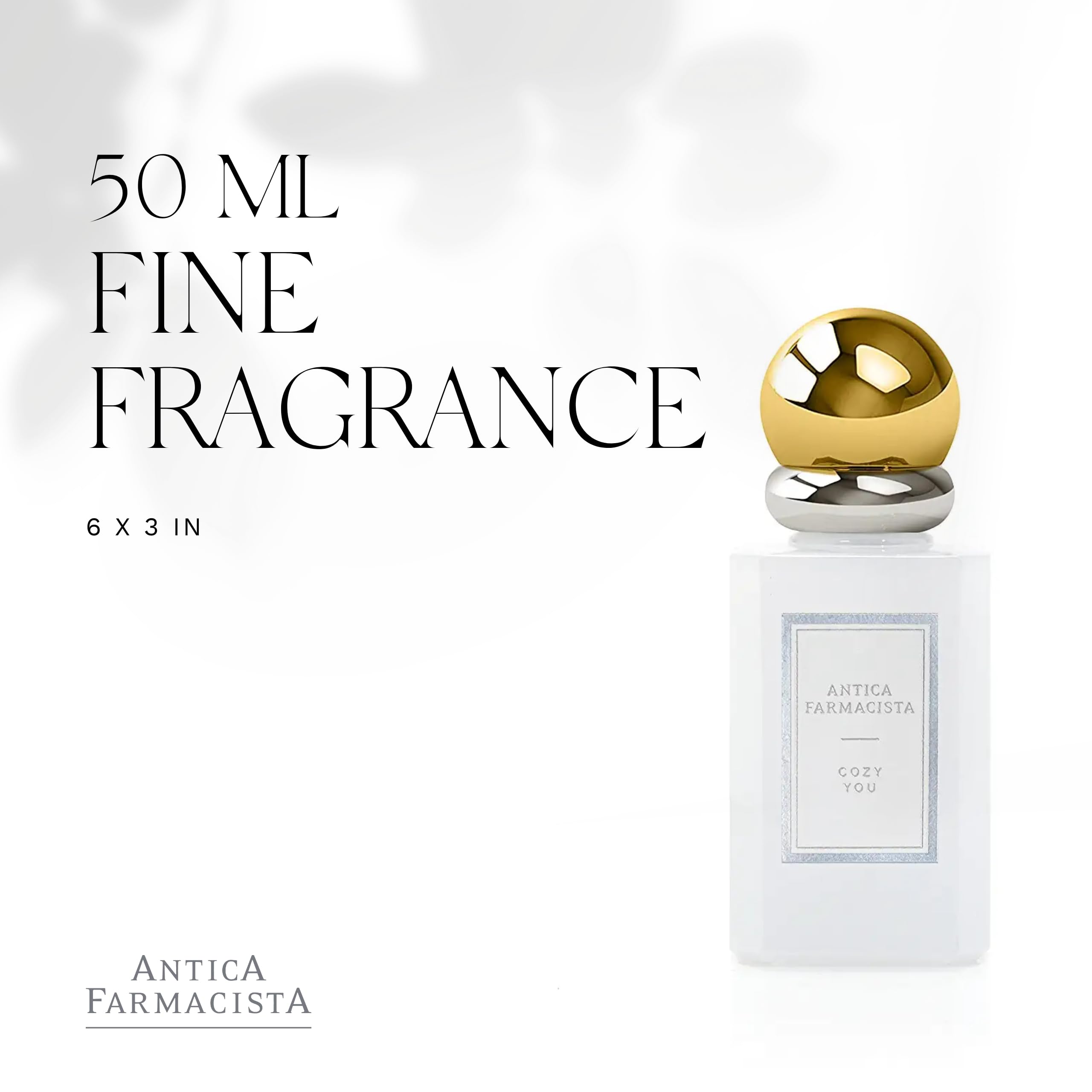 Antica Farmacista Cozy You Eau de Parfum – Elegant, Long-Lasting Fragrance (1.7 oz) | Gift for Holidays, Birthdays & Anniversaries