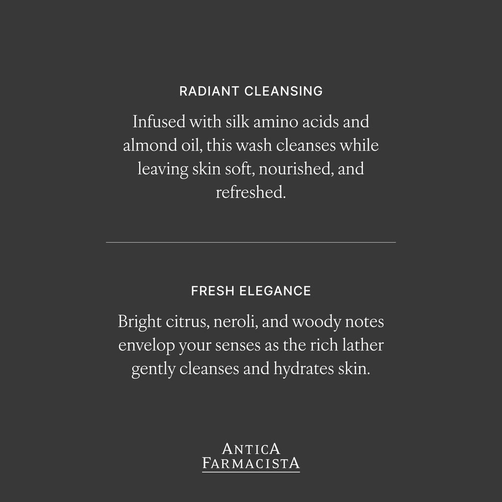 Antica Farmacista Hand & Body Wash – Neroli & Tonic | Luxury Hydrating Cleanser