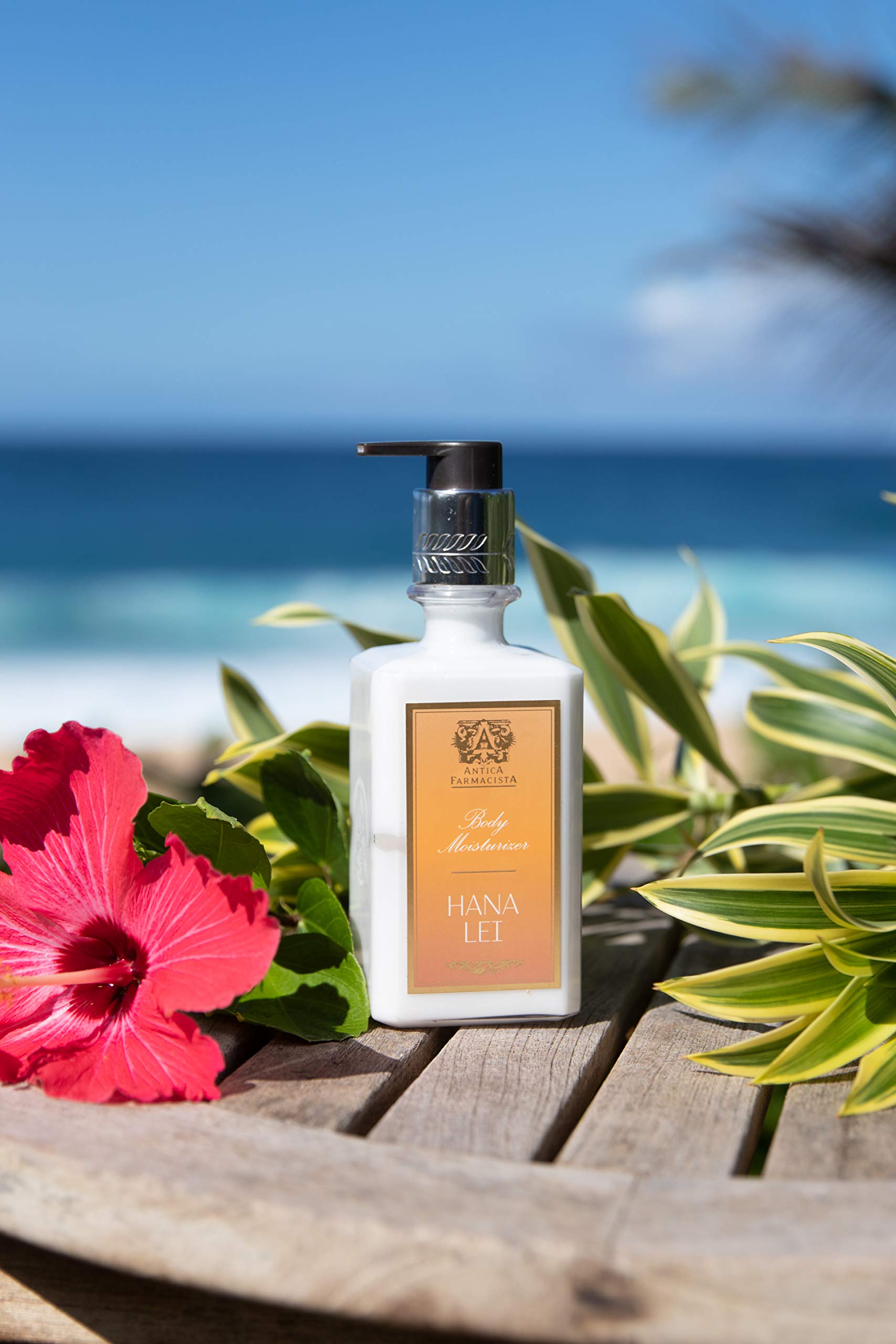 Antica Farmacista Hana Lei Body Moisturizer – Scented Lotion with Aloe Vera, Green Tea & Sweet Almond Oil