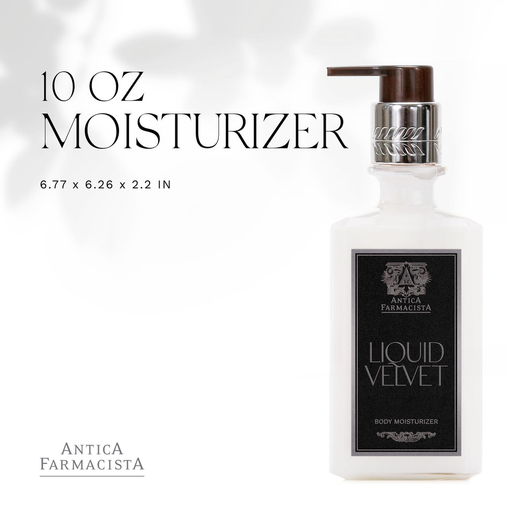 Antica Farmacista Body Moisturizer – Liquid Velvet with Aloe Vera, Green Tea & Sweet Almond Oil