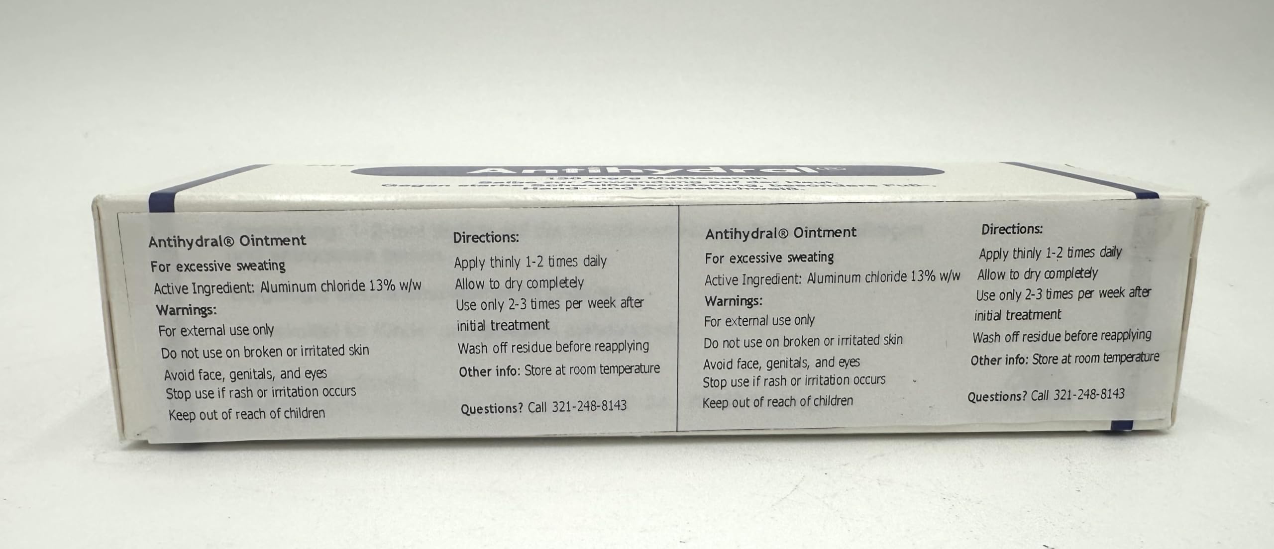 Creme 70 g – Sweat Inhibition for Hands, Feet & Armpits | Antihydral