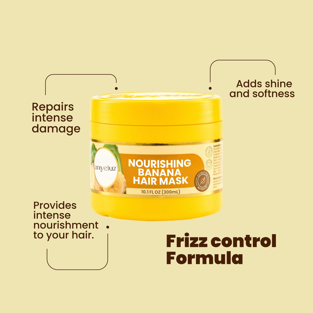 ANYELUZ Intensive Banana Hair Mask – Deep Repair & Hydration for Damaged Hair