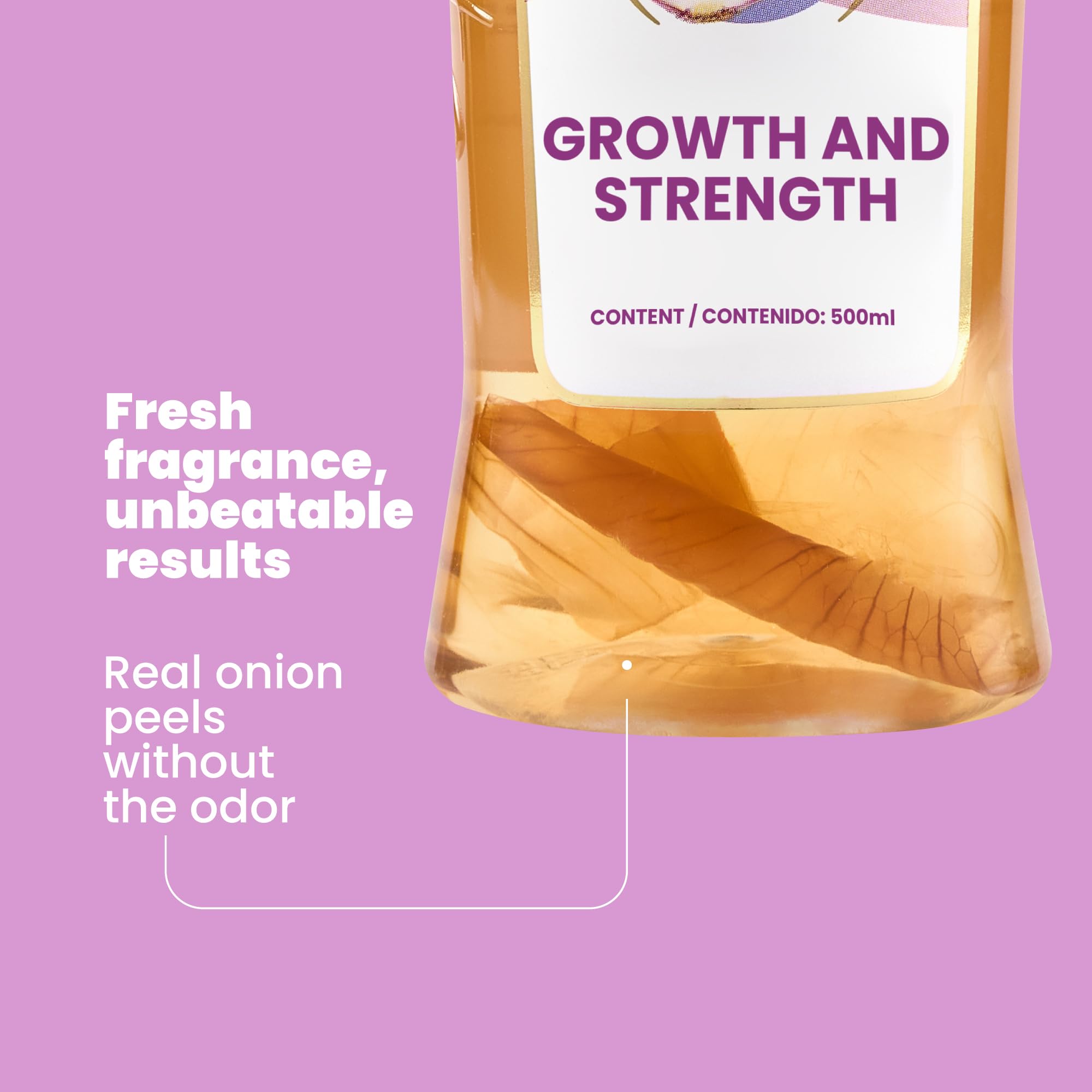 Anyeluz Onion Shampoo & Conditioner Set — Salt-Free & Keratin-Safe with Biotin (16.9 oz x 2)