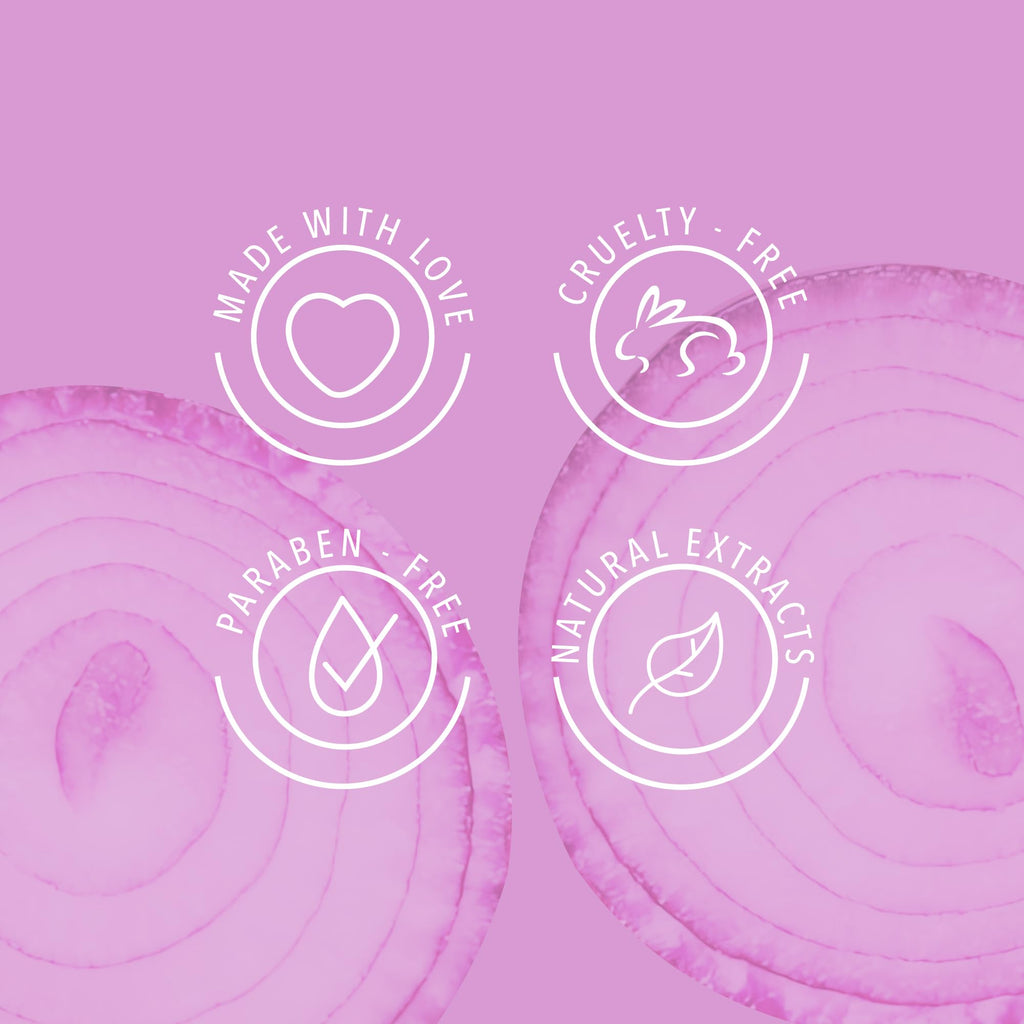 Anyeluz Onion Shampoo & Conditioner Set — Salt-Free & Keratin-Safe with Biotin (16.9 oz x 2)