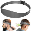 AOMGD Adjustable Hair Trimming Guide & Neckline Shaving Template – DIY Self-Haircut System (Grey)