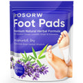 AOSORW Natural Foot Pads - Lavender & Bamboo Vinegar | Soothing Nighttime Ritual (30 Pads)