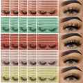 APCYUST Faux Mink Lashes Wholesale — 100 Pairs, 5 Styles, 20mm 5D Fluffy Lashes
