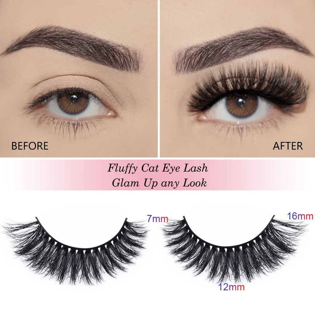APCYUST Lashes Bulk Wispy Eyelashes – 100 Pairs, 5 Styles, 15mm-18mm | Wholesale & Brand Custom