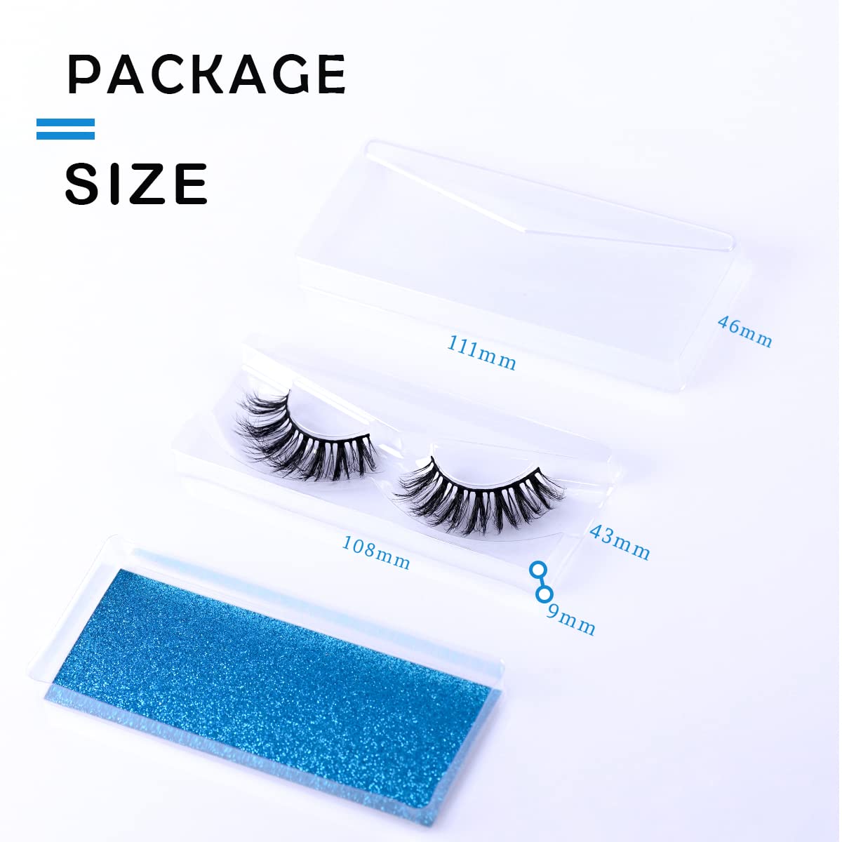 APCYUST Faux Mink Lashes Wholesale — 100 Pairs, 5 Styles, 20mm 5D Fluffy Lashes
