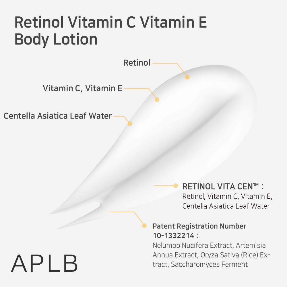 APLB Retinol Vita Cen Body Lotion | RETINOL VITA CEN 9.3% 10.14 oz | Korean Skincare