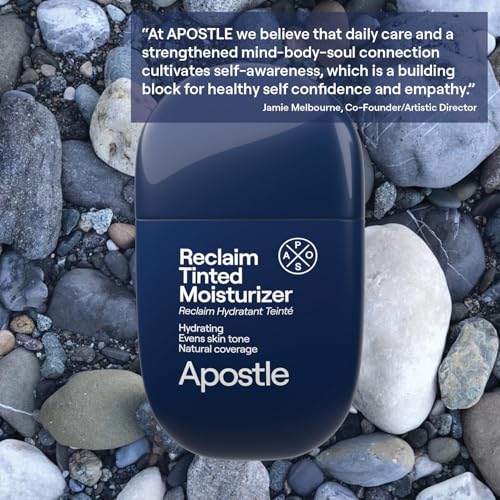 APOSTLE Reclaim Tinted Moisturizer for Men – Black River, 1 oz