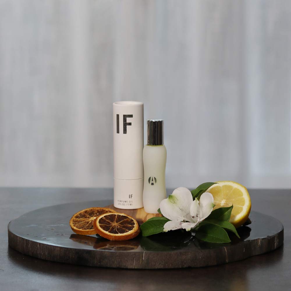 APOTHIA IF Roll-On Oil | Modern White Floral & Citrus | Award-Winning Fragrance | 0.3 oz Travel Size