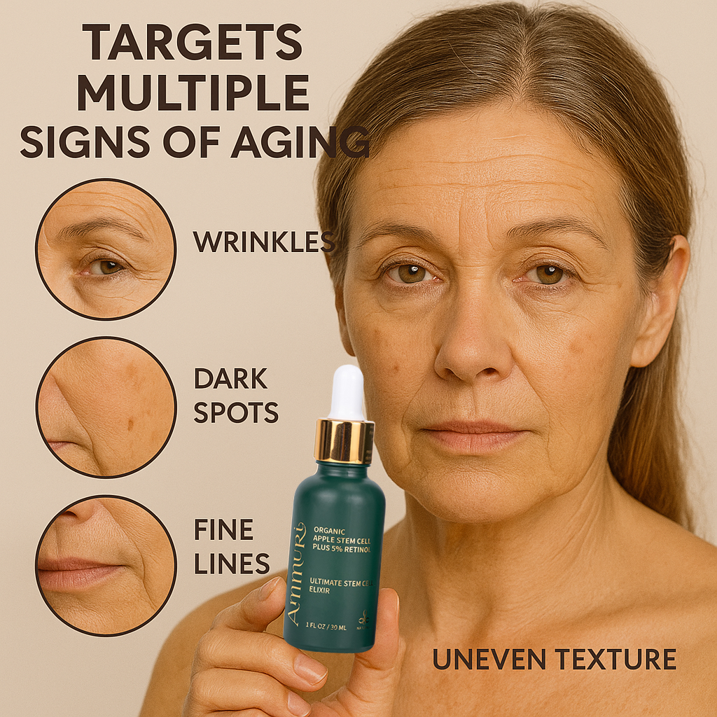 Ammuri Apple Stem Cell Retinol 5% Serum 30ml | High-Strength Evening Renewal