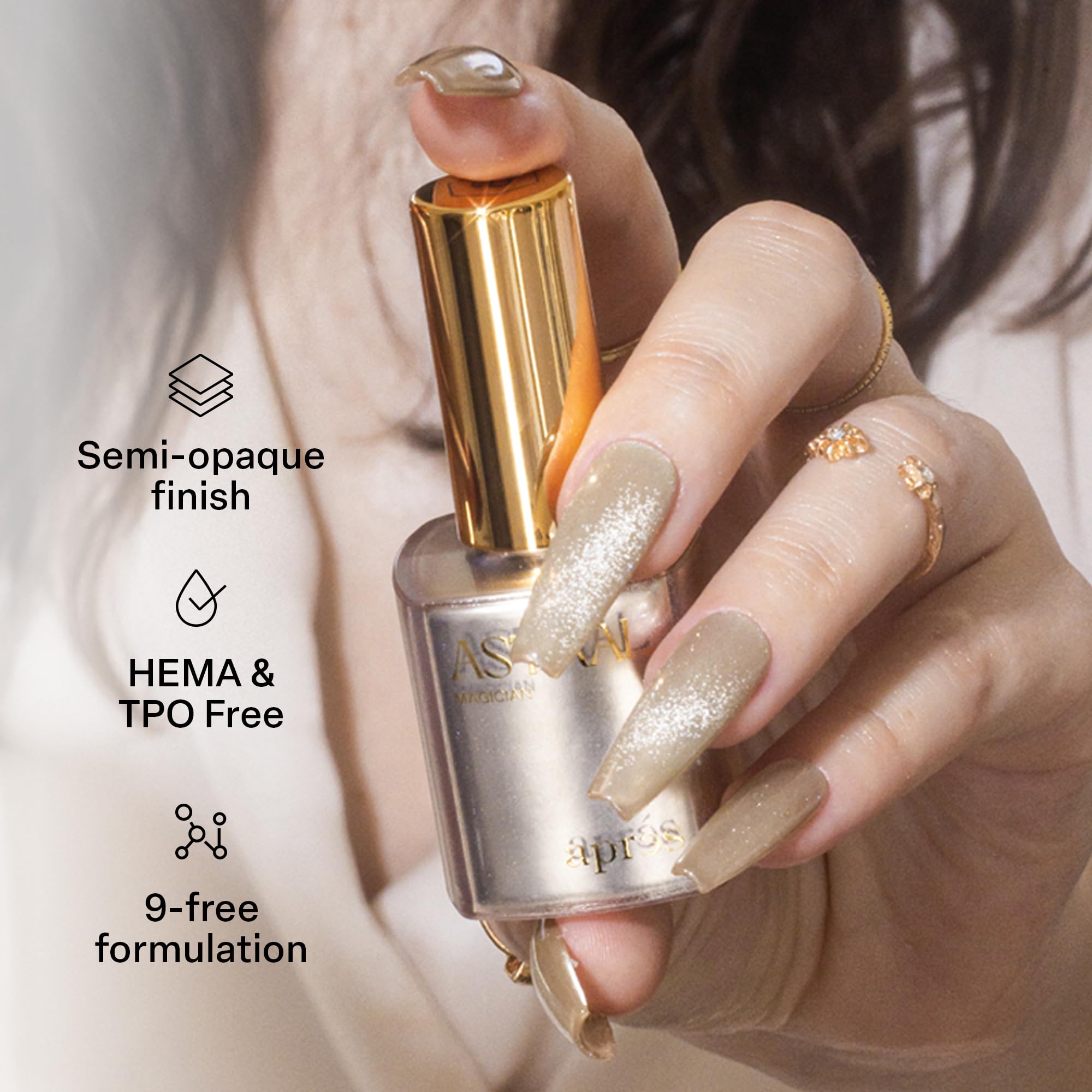 APRÉS Astral Gel Color Set – 3-Color HEMA & TPO-Free Gel Polish Trio