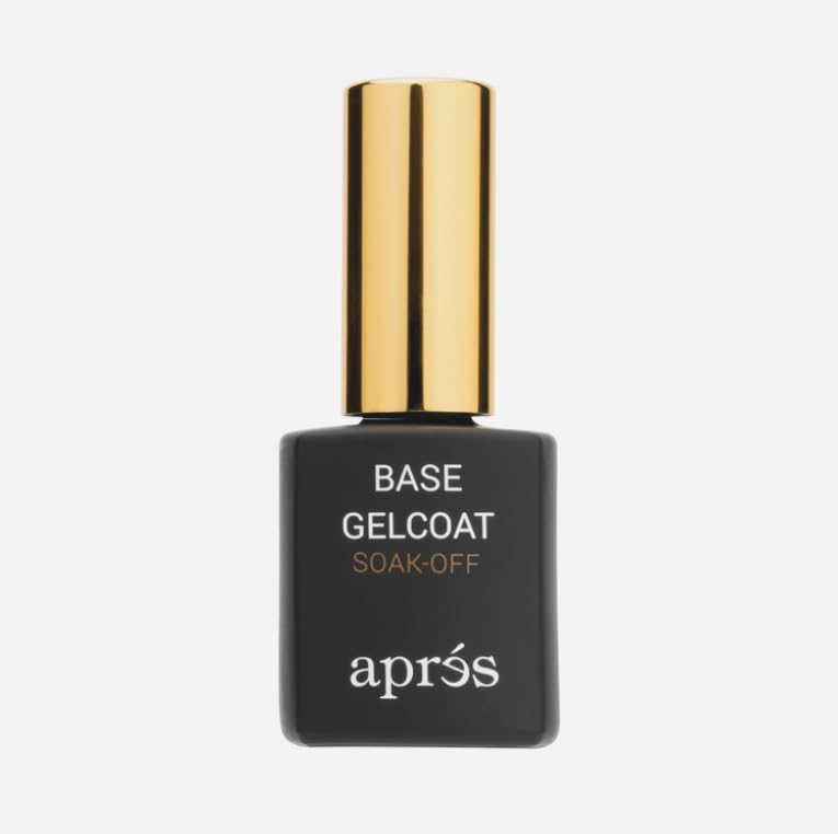 APRÉS Base Gelcoat 15ml | Soft Gel Nail Polish Soak-Off Base Coat (2024 Edition)