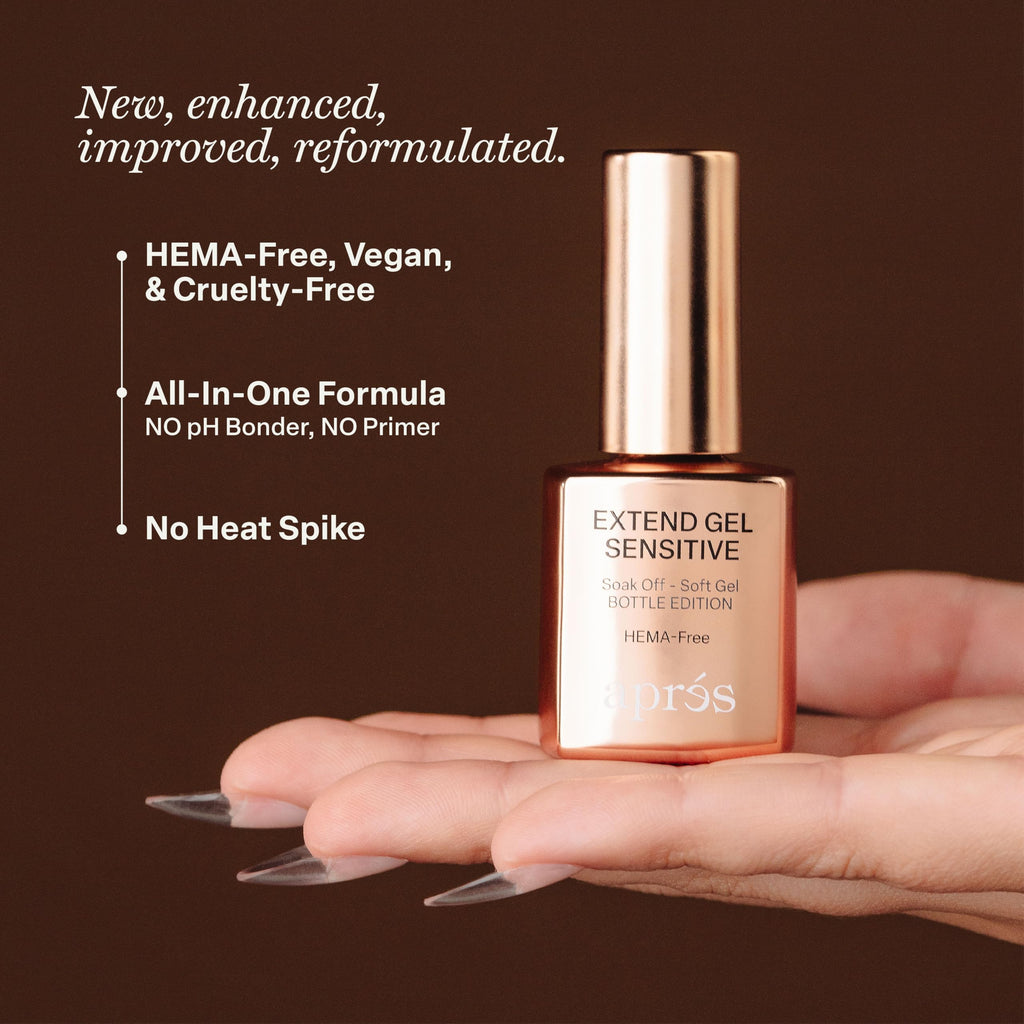 APRÉS Extend Gel Sensitive – HEMA-Free Gel-X Tips Adhesive (15 ml)