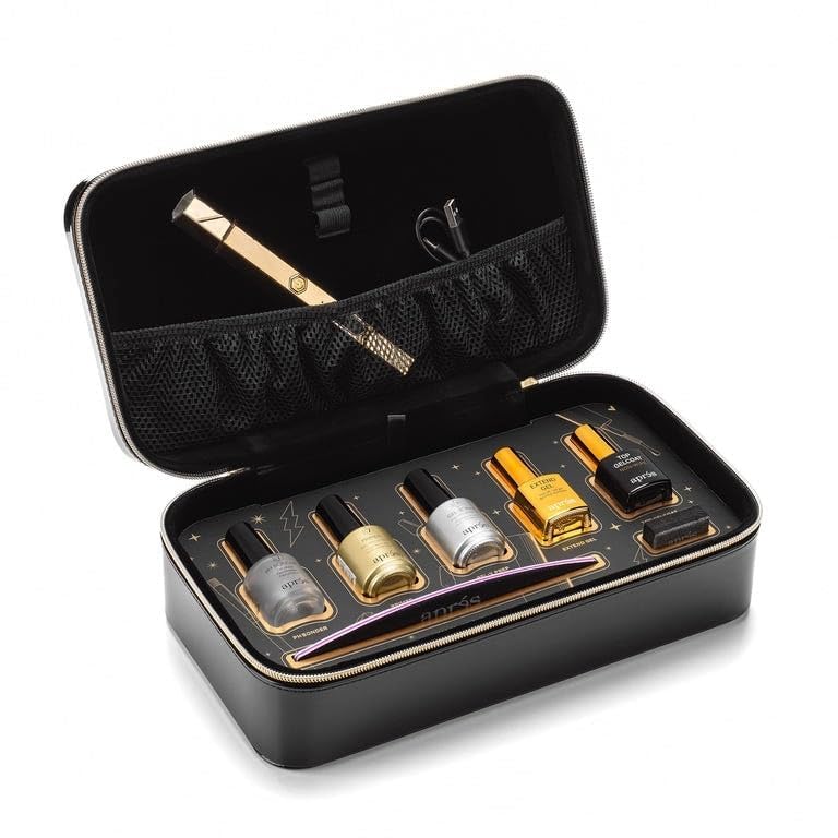 APRES Gel-X Nail Professional Starter Kit — 14 Sizes incl. Half Sizes (2025 Edition, Sculpted Almond Medium)