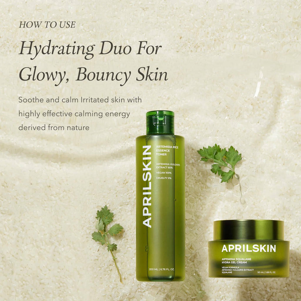 APRILSKIN Artemisia Korean Rice Toner – 100% Mugwort, Hydration Boost